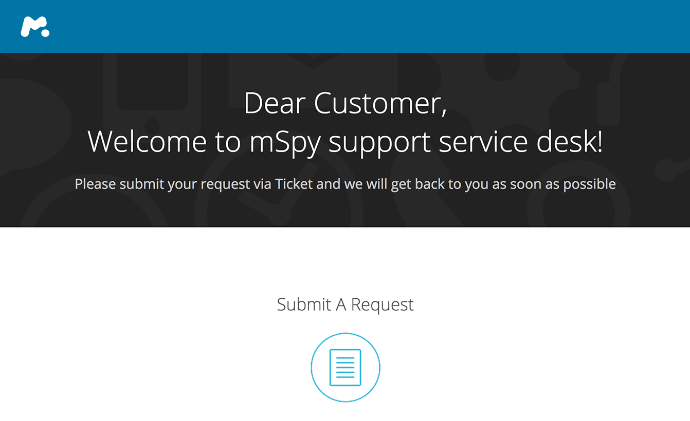Opções de Suporte ao Cliente | mSpy